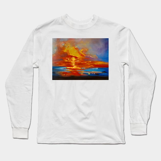 Glowing Sunset Long Sleeve T-Shirt by jennyleeandjim